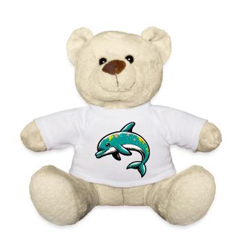 Dauphin - Nounours - blanc - Devant