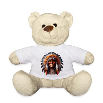 Amérindien Américain - Nounours - blanc - Devant