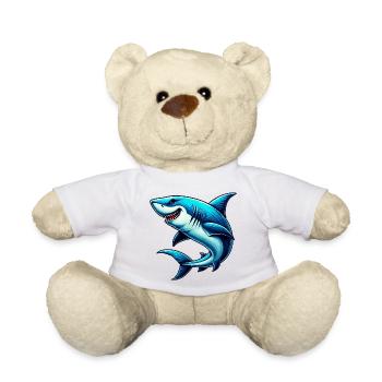 Requin - Nounours - blanc - Devant