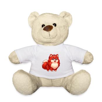 Spitz - Teddy Bear - white - Front