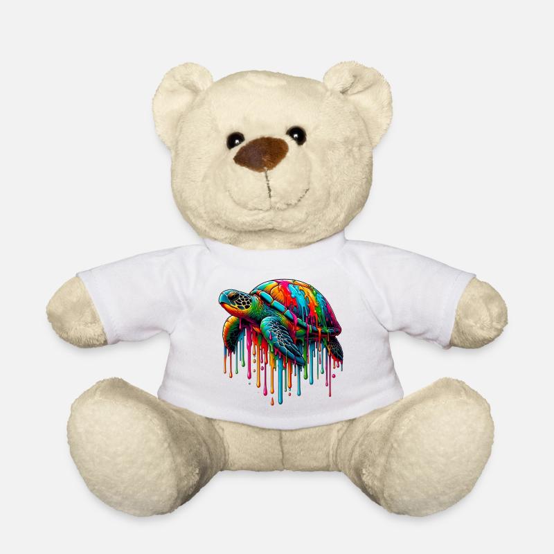 Schildkröte - Teddy - Weiß