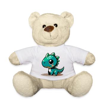 Dinosaure - Nounours - blanc - Devant