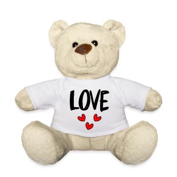 WEIHNACHTEN. FROHE WEIHNACHTEN. FROHE WEIHNACHTEN. WEIHNACHTSMANN - Teddy - Weiß - Vorne