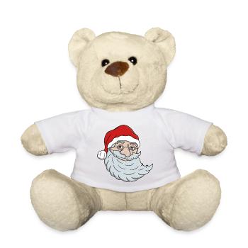 Santa Claus - Teddy Bear - white - Front