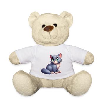 chat 4 - Nounours - blanc - Devant