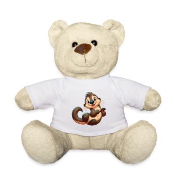 loutre 4 - Nounours - blanc - Devant