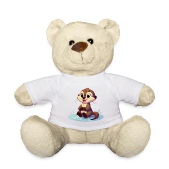 loutre 3 - Nounours - blanc - Devant