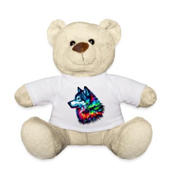 Loup - Nounours - blanc - Devant