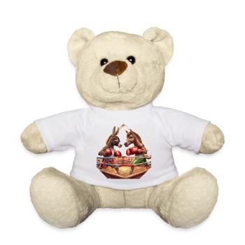 Tierische boxer - Teddy - Weiß - Vorne