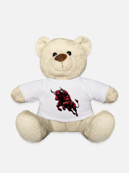 Stier - Teddy - Weiß