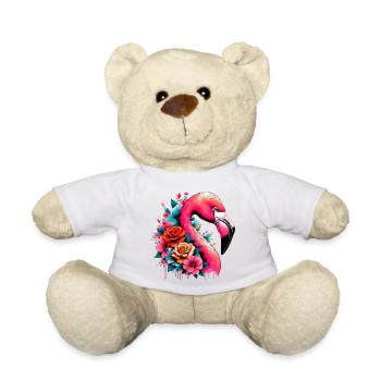 Flamingo - Teddy - Weiß - Vorne