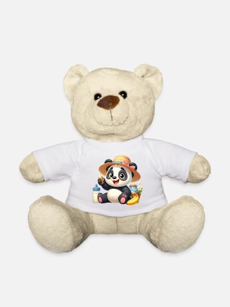 panda 6 - Nounours - blanc