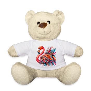 Flamingo - Teddy - Weiß - Vorne