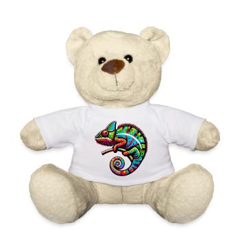 Chameleon - Teddy Bear - white - Front