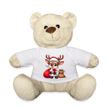 Rudolph 4 - Teddy Bear - white - Front