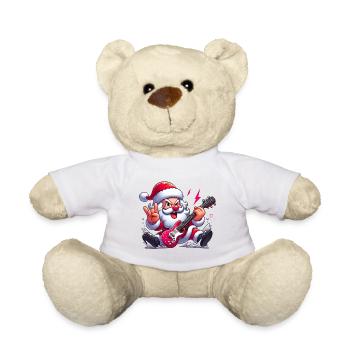 Santa Rock 8 - Teddy Bear - white - Front