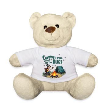 Camping ist großartig bis auf die nervigen Mücken! - Teddy - Weiß - Vorne