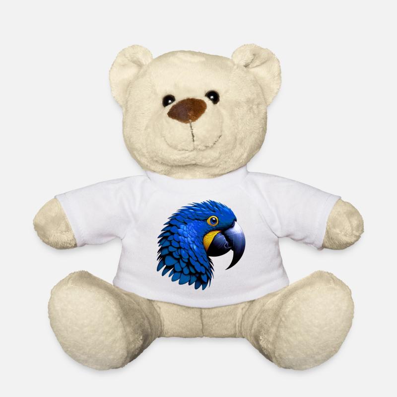 Papagei - Teddy - Weiß