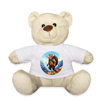 Rat Mountaineer / Rando Rats - Nounours - blanc - Devant