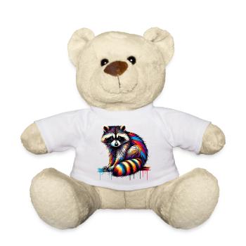 Raton laveur - Nounours - blanc - Devant