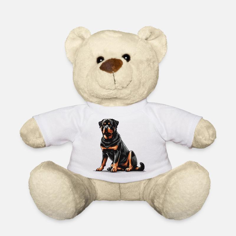 Rottweiler - Nounours - blanc