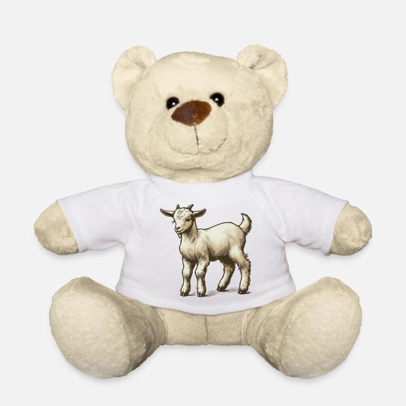Zicklein - Teddy - Weiß