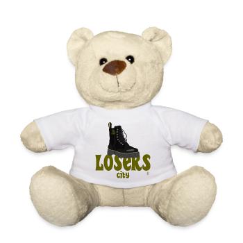 Hasse diese Stadt Verlierer Stadt Doku-Ausgabe - Teddy - Weiß - Vorne