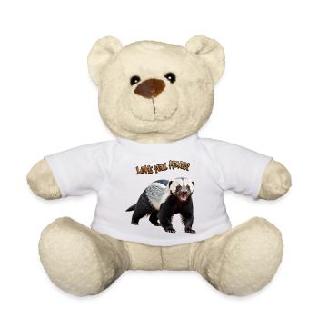 Honey Badger - Honigdachs - Teddy - Weiß - Vorne