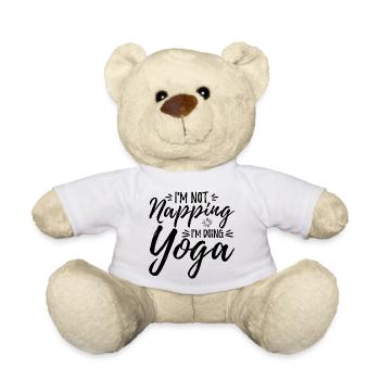 I'm Not Napping I'm Doing Yoga - Teddy - Weiß - Vorne