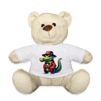 Crocodile Russe en Russe Crocodiles Russes - Nounours - blanc - Devant