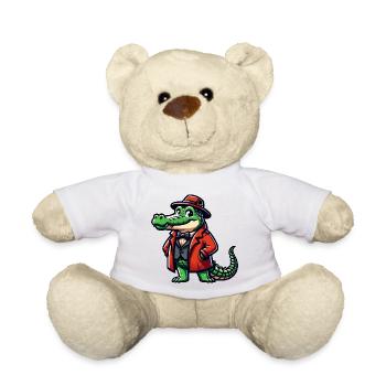 Crocodile Russe en Russe Crocodiles Russes - Nounours - blanc - Devant