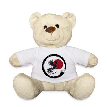 Japanischer Hahn - Teddy - Weiß - Vorne