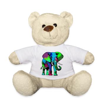 Elefant - Teddy - Weiß - Vorne