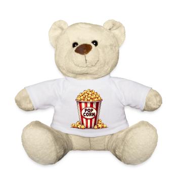 Maïs soufflé de carnaval - Enfants - Nounours - blanc - Devant