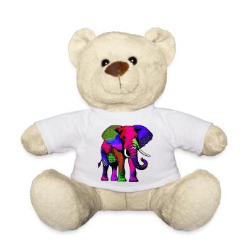 Elefant - Teddy - Weiß - Vorne