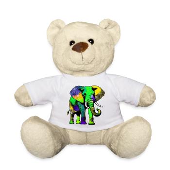 Elefant - Teddy - Weiß - Vorne