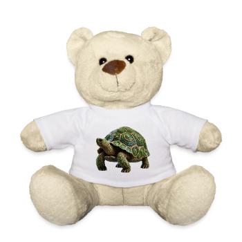 Turtle - Teddy Bear - white - Front