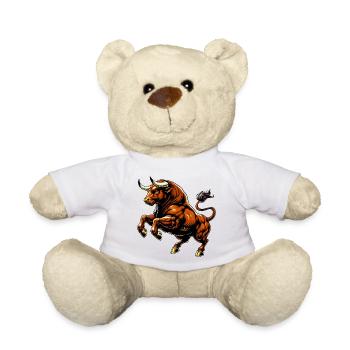 Stier - Teddy - Weiß - Vorne