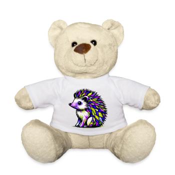 Hérisson - Nounours - blanc - Devant