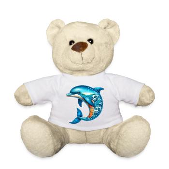 Delfin - Teddy - Weiß - Vorne