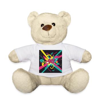 90s vibes - Teddy Bear - white - Front