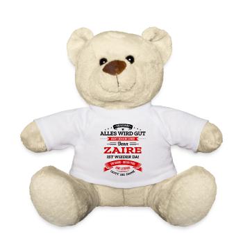 ALLES WIRD GUT, DIE LEGENDE ZAIRE IST DA - Teddy - Weiß - Vorne