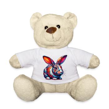 Kaninchen - Teddy - Weiß - Vorne