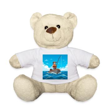 The big bait guide: How to catch more fish - Teddy Bear - white - Front