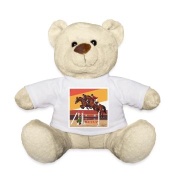 L’art du saut d’obstacles - Nounours - blanc - Devant