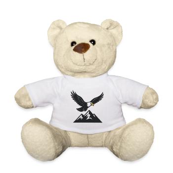 La majesté des cieux : le monde des aigles - Nounours - blanc - Devant