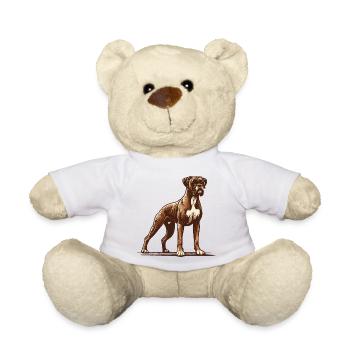 Boxeur - Nounours - blanc - Devant