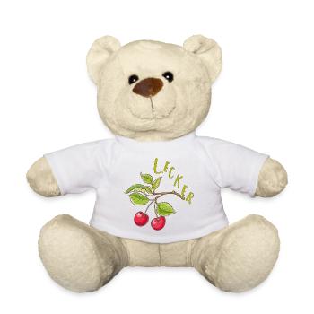 Cerises - Nounours - blanc - Devant