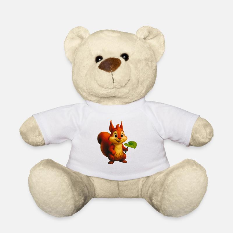 Eichhörnchen - Teddy - Weiß