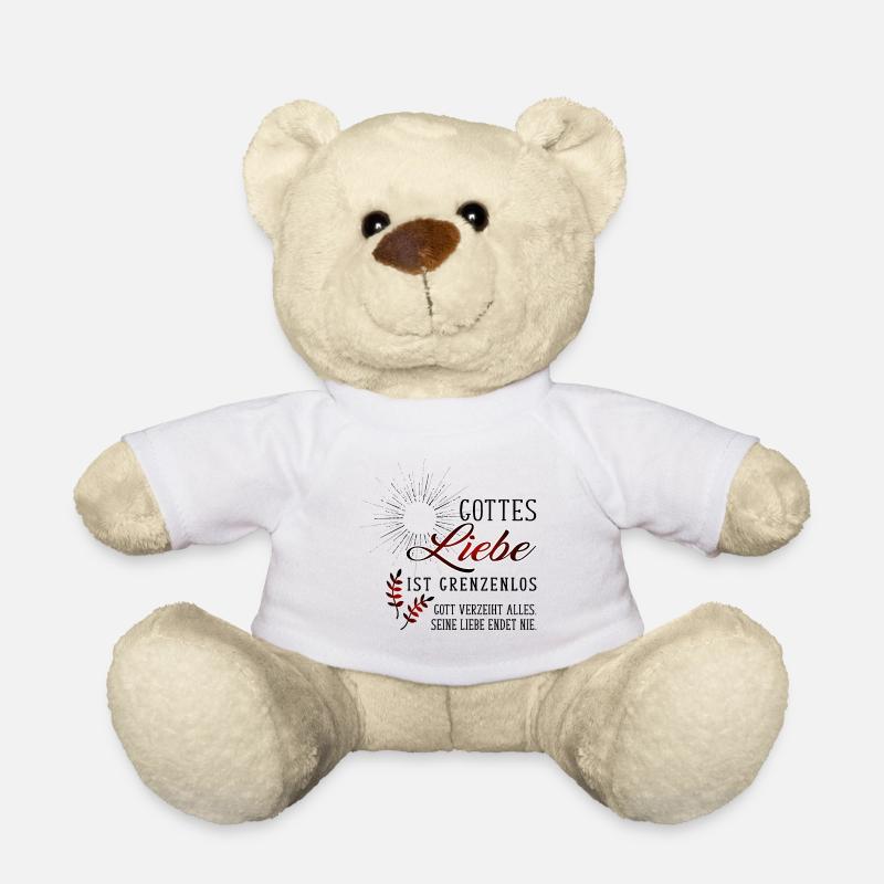 L’amour de Dieu est sans limites - Nounours - blanc